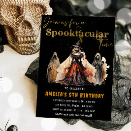 Invitación Fiesta traviesa Halloween ve cumpleaños