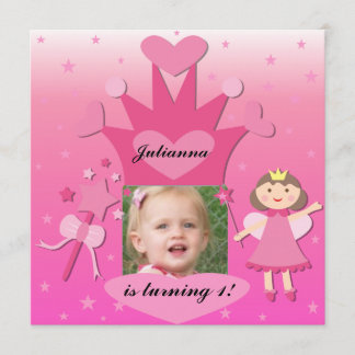 Invitación Fiesta trigueno con la princesa Birthday Invites