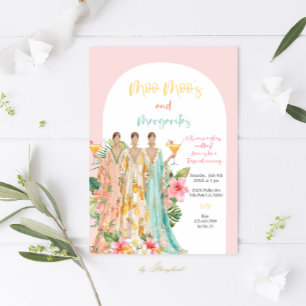 Invitación Fiesta Tropical de Moo Moo's y Margaritas