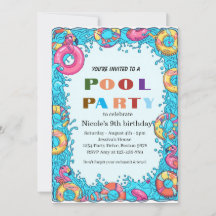 Fiesta Tropical en la Piscina Cumpleaños 9 de Nico