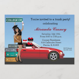 Invitación Fiesta universitario que se va de graduación