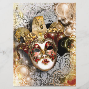 Invitación Fiesta veneciano del carnaval de la máscara de la