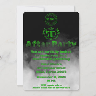Invitación Fiesta VIP Confidencial Después de la Boda