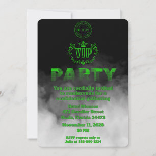 Invitación Fiesta VIP Confidencial Super Secreta