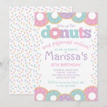 Fiesta virtual de Donuts y Pajamas