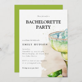 Invitación Fiesta Watercolor Bachelorette