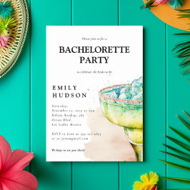 Invitación Fiesta Watercolor Bachelorette