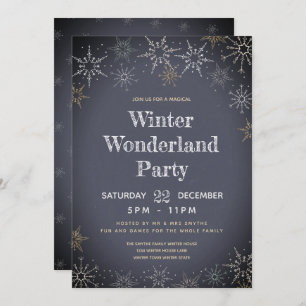 Invitación Fiesta Winter Wonderland