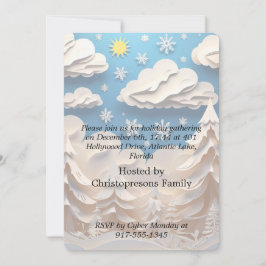 Invitación Fiesta Winter Wonderland