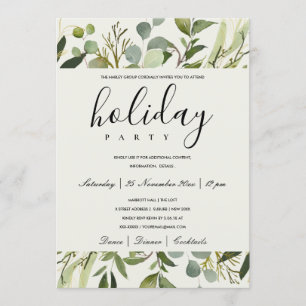 INVITACIÓN FIESTAS CORPORATIVAS DE FIESTA NAVIDEÑA FOLLAGE DE
