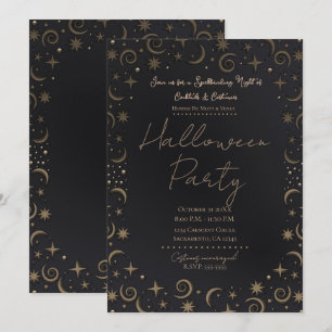 Invitación Fiestas de disfraces cócteles mágicos caprichosos 