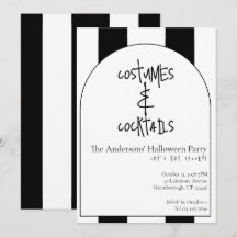 Fiestas de disfraces y cócteles de Halloween con r