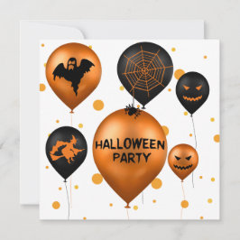 Invitación Fiestas de Halloween felices