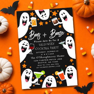 Invitación Fiestas divertidas de fantasmas adultos en Hallowe