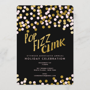Invitación Fiestas en la oficina del día de fiesta del