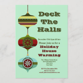 Invitación Fiestas retro | Fiesta de Calentamiento de la Casa