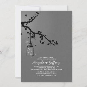 Invitación Fiestas románticas en un frasco