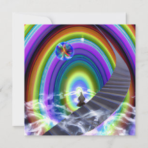 Invitación Figura de misterio en el Stargate interdimensional