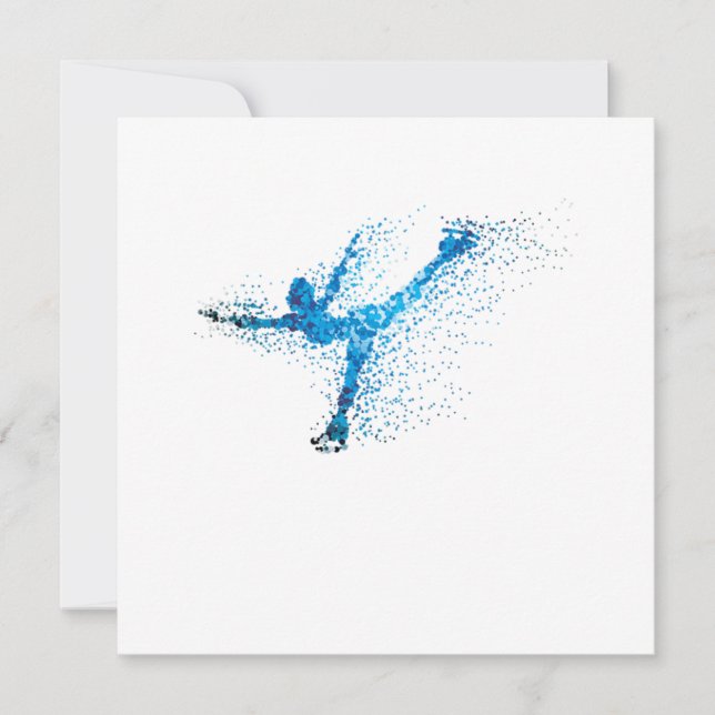 Invitación Figure Skating Girl Winter Sports Gift (Anverso)