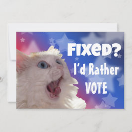 Invitación ¿Fijo? Prefiero votar