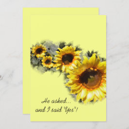 Invitación Fila de la fiesta de compromiso del Jardín de los 