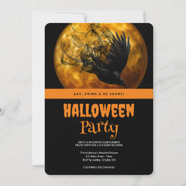 Invitación Fila gótica de Halloween