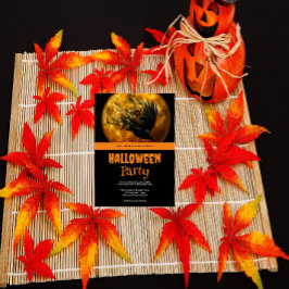 Invitación Fila gótica de Halloween