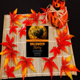 Invitación Fila gótica de Halloween