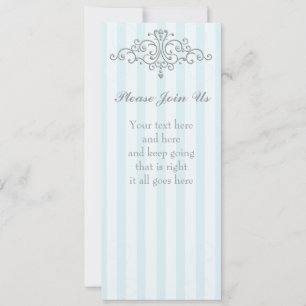 Invitación Filigree Princesa de Plata