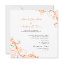 Filigree Swirl Naranja