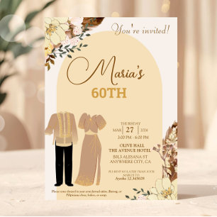 Invitación filipina a cumpleaños por tema de filip