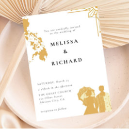 Invitación filipina a la Boho Filipinas a la boda 