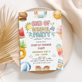 Invitación Fin de clases y comienzo de la fiesta de verano