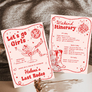 Invitación Fin de semana de Bachelorette Bachelorette