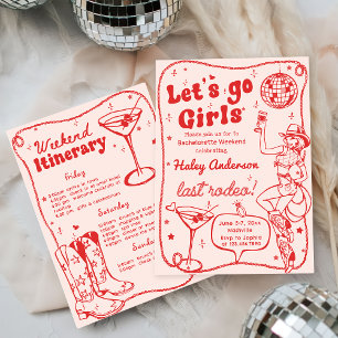 Invitación Fin de semana de Bachelorette Bachelorette