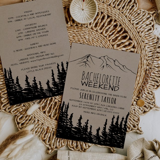 Invitación Fin de semana de Bachelorette de la Montaña Rusa (Subido por el creador)