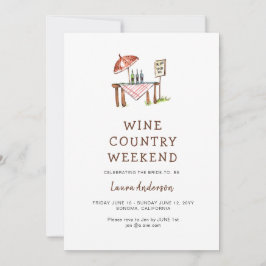 Invitación Fin de semana de bachillerato de la región del vin