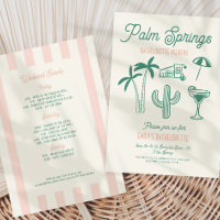 Fin de semana de bachillerato rosado de Palm Sprin