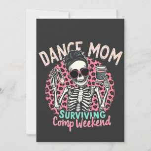 Invitación Fin de semana de baile de mamá sobreviviente