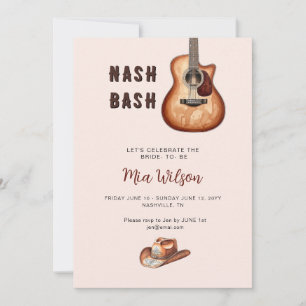 Invitación Fin de semana de despedida de soltera Pink Nash Ba