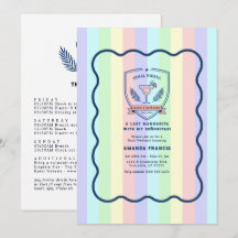 Fin de semana de despedida de soltera Preppy Paste