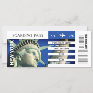 Invitación Fin de semana de escapada del pase de abordaje del