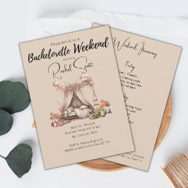 Invitación Fin de semana de la fiesta de la Bachelorette