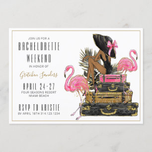 Invitación Fin de semana de la fiesta de la Bachelorette del