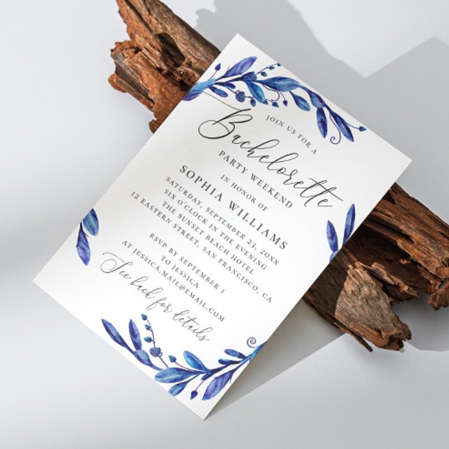 Invitación fin de semana de la fiesta de soltera con escritur (Subido por el creador)