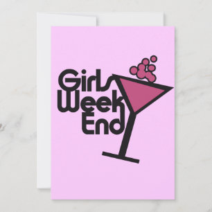 Invitación Fin de semana de los chicas