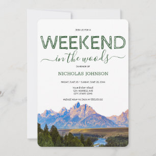Invitación Fin de semana de montaña rusa en bachiller de los