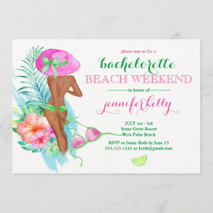 Invitación Fin de semana de muy buen gusto del fiesta de