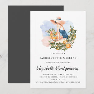 Invitación Fin de semana de soltera de destino   Citrus Orcha