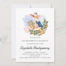 Invitación Fin de semana de soltera de destino | Citrus Orcha